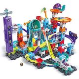 VTech - Marble Rush elektronische kogelbaan Space Magnetic Mission Set XL300E magnetisch bouwspel 120 stuks 10 ballen cadeau voor kinderen vanaf 4 jaar - inhoud in het Frans Meerkleurig