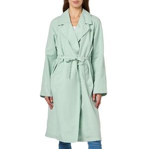 VERO MODA Dames VMNEEL Long Trenchcoat, Silt Green, M, Silt Green., M