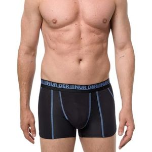 Nur Der Boxer Cotton 3D-Flex Air Strakke boxershorts katoen mannen onderbroeken heren, zwart/denim, XL