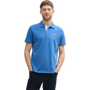 Tom Tailor - Regular Fit Poloshirt - Effen - Puur Katoen - Korte Mouwen