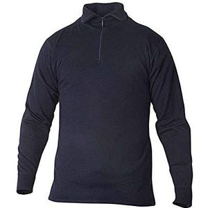 Top Swede 9737-02-02 Model 9737 Zip Shirt, marine, maat XXS
