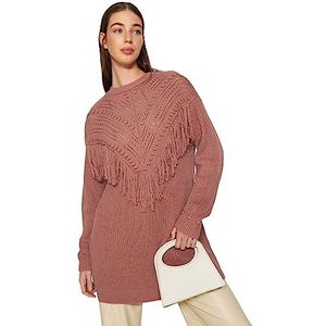 Trendyol Trui - Rosa - Relaxed fit, Dried Rose,M, Gedroogde roos, M