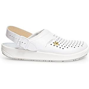 Abeba 5300-36 Maat 36 ""Rubber"" ESD-beroeps-klomp schoen - wit