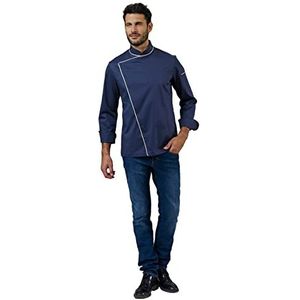 Siggi Horeca Chef Alan Jas, heren, blauw, XXL