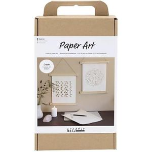 CREATIV E Craft Kit Paper Art, Off White, 1 Pack