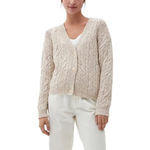 Q/S designed by Women's 2119051 gebreide jas, wit, XXL