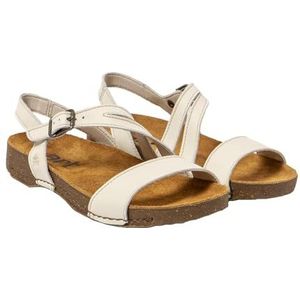 Art 1045 I Breathe platte sandalen voor dames, Nappa Cream, 37 EU