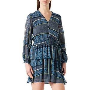 Pepe Jeans Megane damesjurk, Veelkleurig (Multi), L