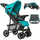 LIONELO Emma Plus Lichtgewicht Buggy tot 15 kg, Kinderwagen van ca. 6 maanden tot ca. 3 jaar, Wandelwagen met 5-punts Veiligheidsgordels, Rugleuningverstelling tot Ligpositite, Snel Opvouwsysteem