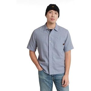 Workwear Resort Shirt ss, meerkleurig (Faze Blue Rainbow Stripe D24299-d533-g300), XXL