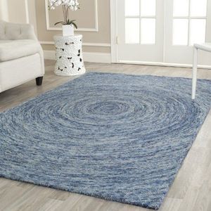 Safavieh ikt633 a-3 Dalma Ikat tapijt wol donkerblauw/multi
