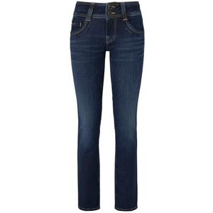 Pepe Jeans Slim Jeans voor dames Mw, Blauw (Denim-xw5), 26W / 32L