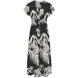 Onlnova Life Vis Mollie Long Dress AOP, zwart, S