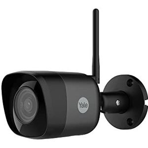 Yale SV-DB4MX-B V2 - Outdoor Pro wifi-camera - 4 MP - bewegingsdetectie - 30 m nachtzicht - QHD 4 MP Live viewing - Werkt met Google en Alexa