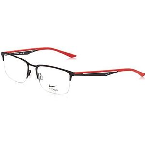 NIKE 4313 bril, satijn zwart/university rood, 52 voor heren