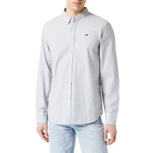 MUSTANG heren Style Clemens Fine Stripe Gekleed shirt Basic Fine Stripe_blue 12476