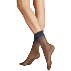 Hudson Glamour 20 Damessokken, drukvrije tailleband, 20 denier, Marine 0337, 35-38 EU