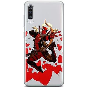 ERT GROUP mobiel telefoonhoesje voor Samsung A70 origineel en officieel erkend Marvel patroon Deadpool 011 optimaal aangepast aan de vorm van de mobiele telefoon, gedeeltelijk bedrukt