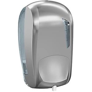 Mar Plast A91401TI dispenser ""Foam"" patroon, 0.50 L, titanium/doorzichtig, 232 x 114 x 124 mm