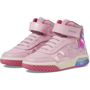 Geox J Inek Girl B, sneakers voor meisjes, roze, meerkleurig, 25 EU