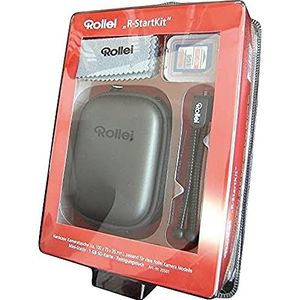 Rollei Starter Kit (Hardcase tas, 1 GB SD-kaart, ministatief, Rollei-micro-reinigingsdoek) voor compacte camera's