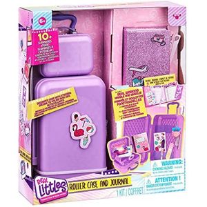 Cefa Toys - Real Littles mini-reisset, koffer met wieltjes, 1 toilettas, 1 dagboek en 10 kleine verrassingen, geschikt voor meisjes vanaf 6 jaar