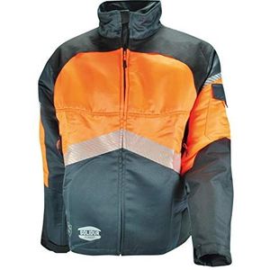 SOLIDUR AUVE-XS Authentic klasse 1 jas, grijs/oranje, maat XS