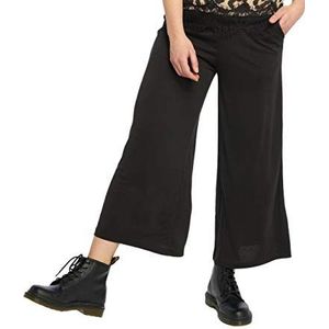 Urban Classics Culotte damesbroek, 3/4-lengte, met elastische tailleband, verkrijgbaar in verschillende kleurvarianten, maten XS-5XL, zwart, 3XL