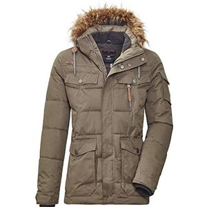 G.I.G.A. DX Nakubo functionele jas voor heren, outdoorjas, winterjas in dons-look, met afritsbare capuchon, waterkolom 8000 mm