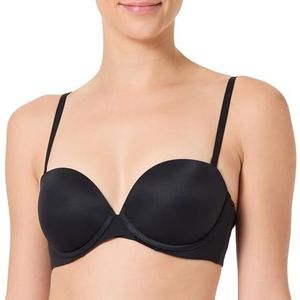 Calvin Klein - Balconette-bh - Zwart - PUSH UP STRAPLESS