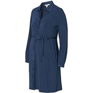 ESPRIT Maternity Damesjurk met lange mouwen, Donkerblauw - 405, 34