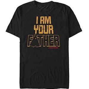 Fifth Sun uniseks T-shirt met vadertijd, zwart, S