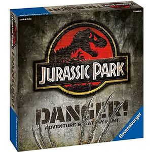 Ravensburger 269884 Jurassic Park Danger, bordspel, 2-5 spelers, aanbevolen leeftijd 10+, bordspellen voor familieleden