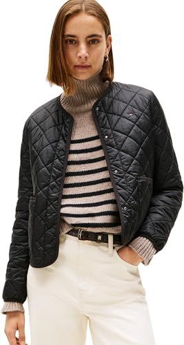 Tommy Hilfiger - Gewatteerd Jack - Regular Fit - Waterafstotend - Lange Mouwen