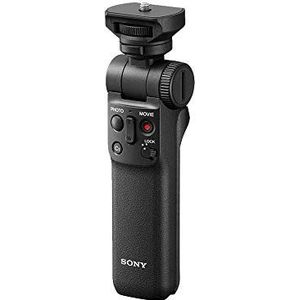 Sony GP-VPT2BT Bluetooth handgreep (voor selfies en vlogging, ook als tripod te gebruiken, compatibel met A9M2, A9, A7RM4, A7RM3, A7M3, A6600, A6400, A6100, RX100M7, RX0M2, ZV-1) zwart