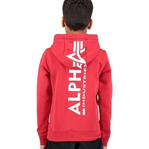 Alpha Industries Hoody met rugprint voor kinderen Hooded Sweat Mars Red
