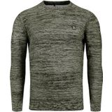 KEYLARGO Klcalgary Ronde Herentrui - Olijfgroen - Materiaalmix
