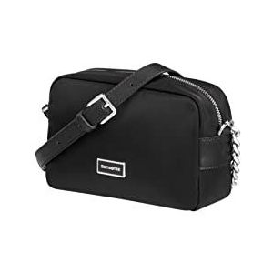 Samsonite Dames Karissa 2.0 - schoudertas Messenger-Bags (1 stuk), Zwart (Eco Black), XS (21 cm), Messenger-Bags