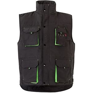 Velilla 205902 0/25 3XL vest, tweekleurig, zwart, 3XL