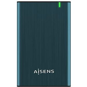 AISENS - ASE-2525PB - Externe harde schijf behuizing voor 2,5 inch SATA A USB 2.0/USB 3.0/USB 3.1 GEN1, Pacific Blue