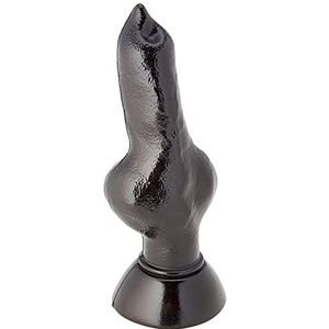 Animals Hyena Dildo, 26 x 5 cm, zwart, 1 stuks