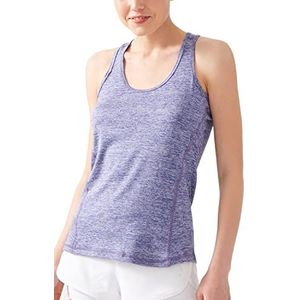 LOS OJOS Dames racerback shirt/cami shirt, Lila gemêleerd, S