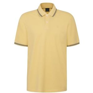 Bugatti - Poloshirt - Geel - Korte Mouwen - Moderne Pasvorm