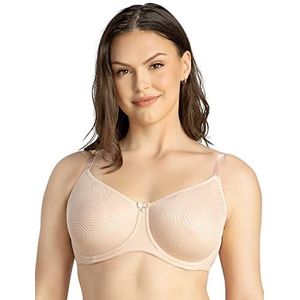 Parfait Pearl P60921 Minimizer-beha met volledige dekking voor dames, Cameo Roos, 65E