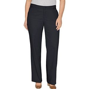 Dickies Women's Plus-Size Relaxed Straight Stretch Twill Pant, Black, 20W