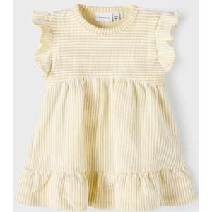 NAME IT Babymeisjes Nbfhussie Ss-jurk Jurk, dubbel crème, 74