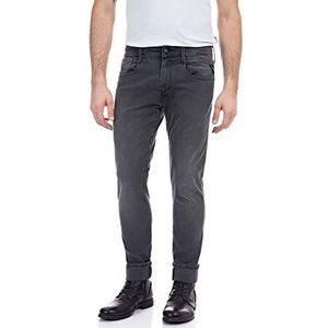 Replay Anbass Hyperflex Re-used Jeans heren,grijs (096 Medium Grey),36W / 36L