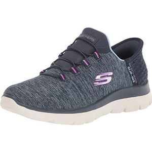 Skechers Summits Dazzling Haze sneakers voor dames, Donkerblauw, 42.5 EU Breed