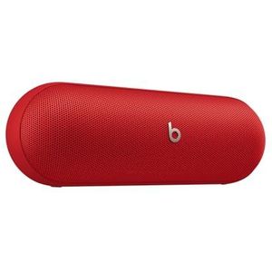 Beats Pill - bluetooth-luidspreker en draagbare oplader via USB-C, tot 24 uur batterijduur, waterbestendig volgens IP67-norm, compatibel met Apple en Android, ingebouwde microfoon – vuurrood