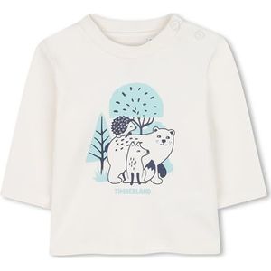 Timberland T60614 T-shirt voor babyjongens, Ivoorkleurig, 9 Maanden